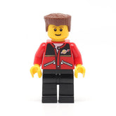 LEGO trn140 - (Red Jacket with Zipper Pockets and Classic Space Logo)